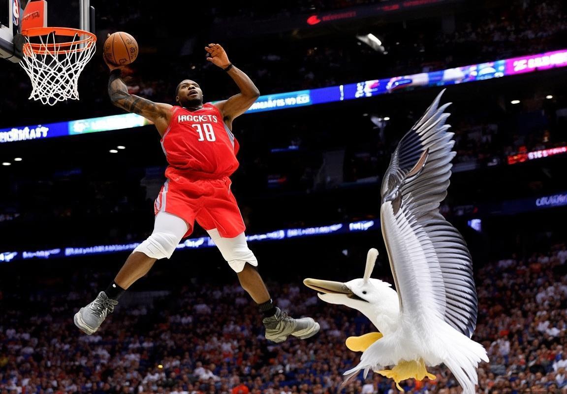 2016年NBA鹈鹕对火箭巅峰对决精彩瞬间回顾